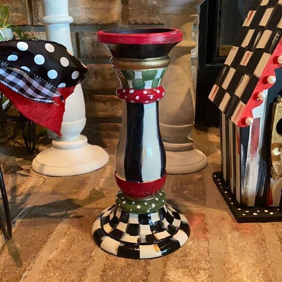 Designer Inspired Whimsical Candle Holder - Picture 1 of 4